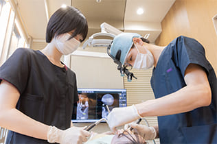 パークシティ歯科・武蔵小山の受付